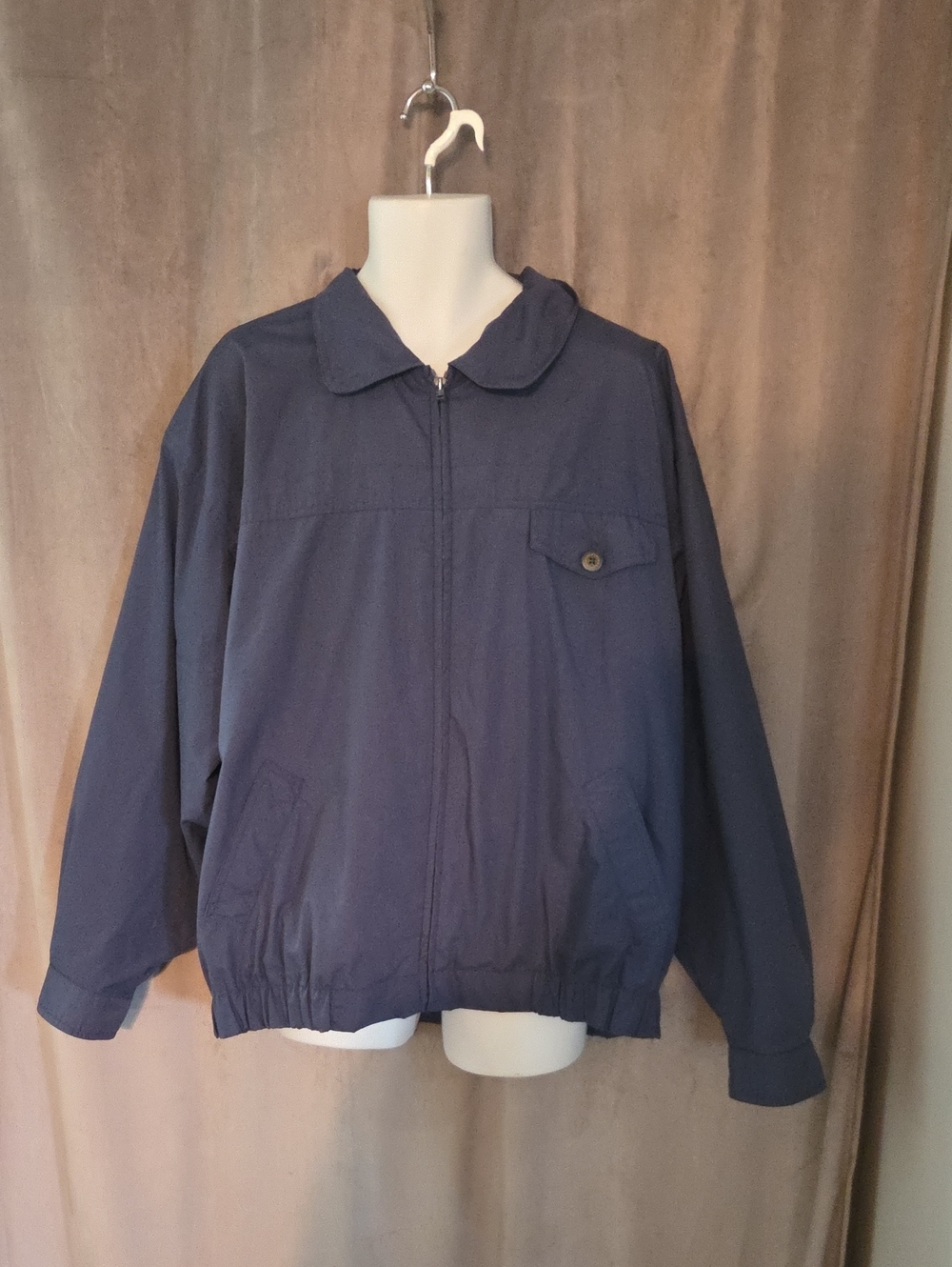 Moores XXL Men's Navy Lightweight Zip Jacket